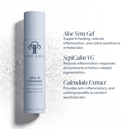 Circadia Aloe & Calendula Calming Mist key ingredients and benefits