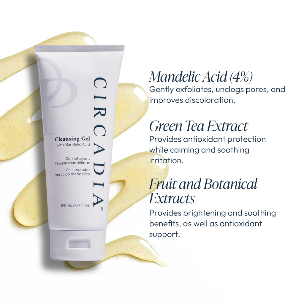 Circadia Cleansing Gel with Mandelic Acid key ingredients