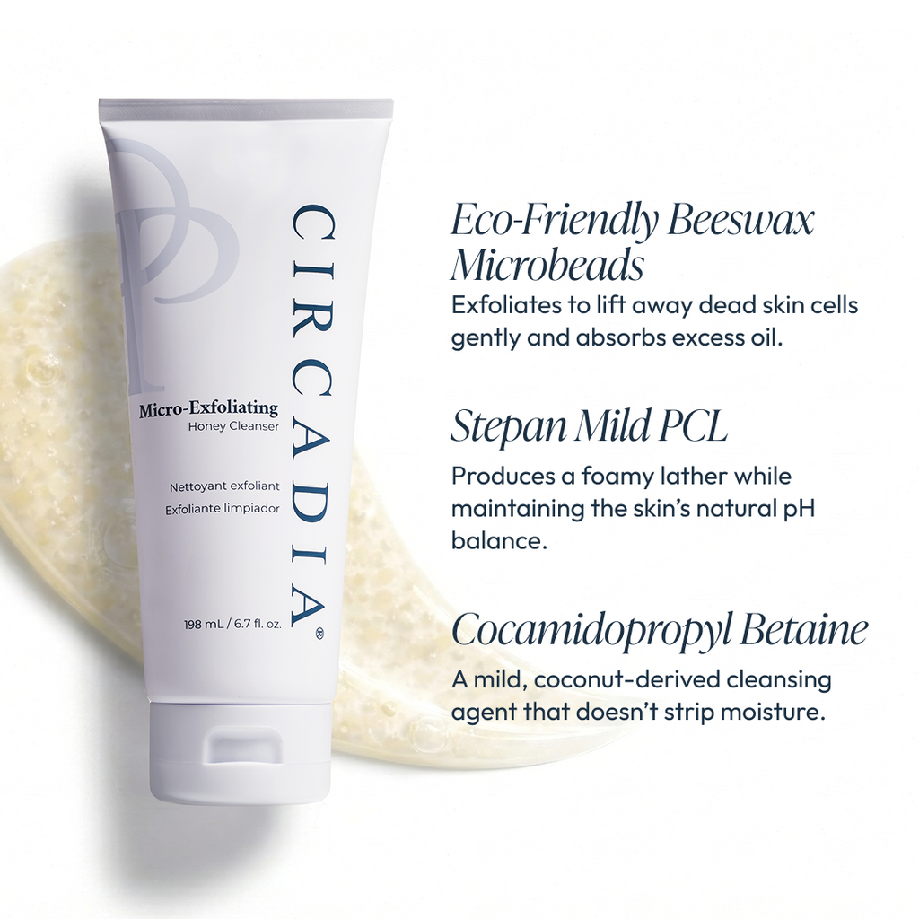 Circadia Micro-Exfoliating Honey Cleanser key ingredients