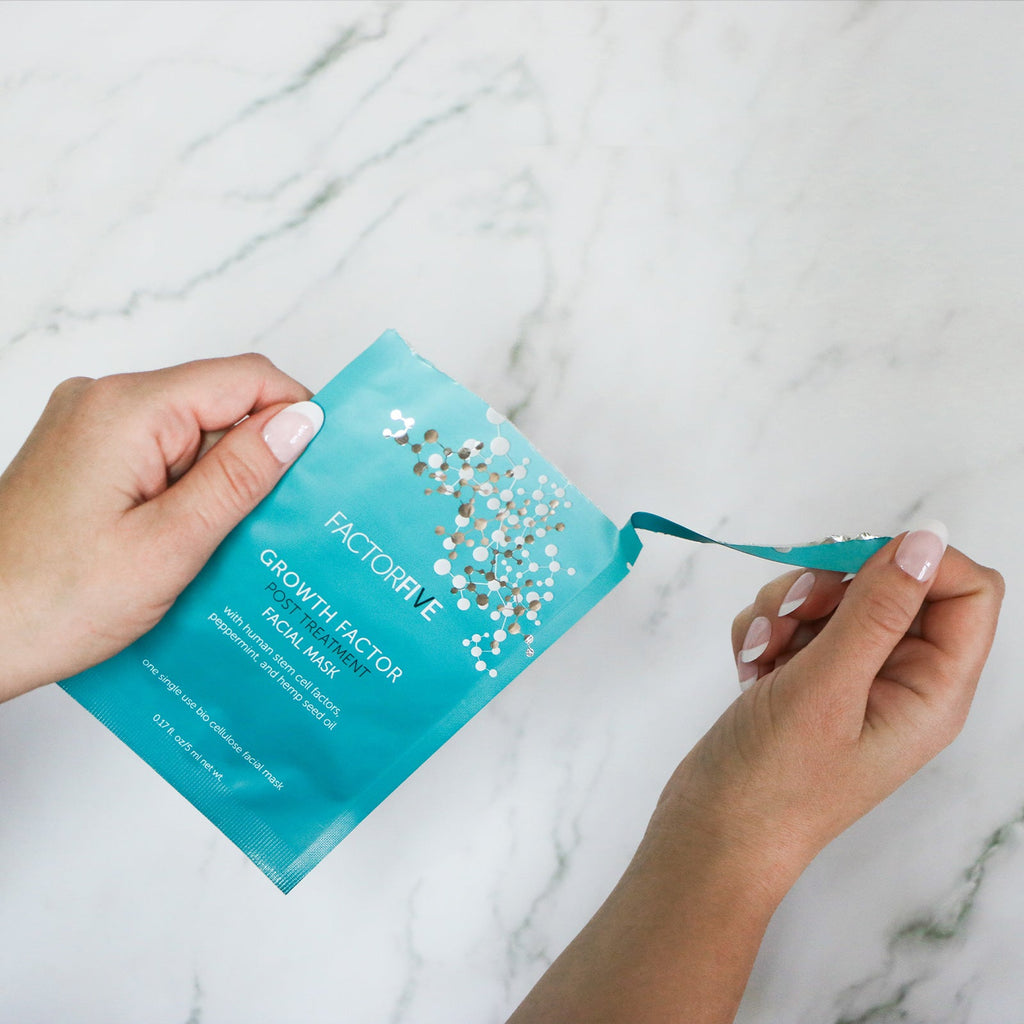 FACTORFIVE Growth Factor Facial Mask lifestyle application